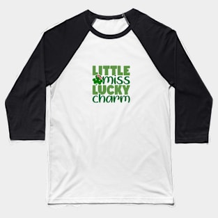 Little Miss Lucky Charm Baseball T-Shirt